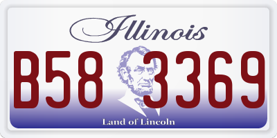 IL license plate B583369