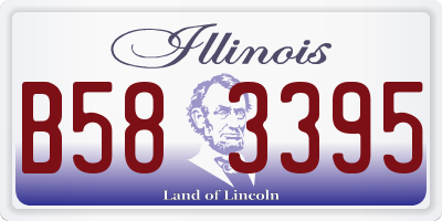 IL license plate B583395