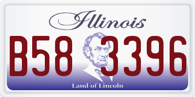 IL license plate B583396