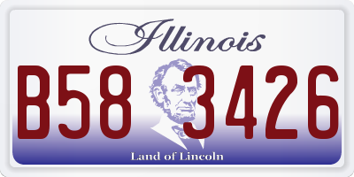 IL license plate B583426