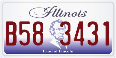 IL license plate B583431