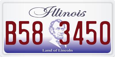 IL license plate B583450