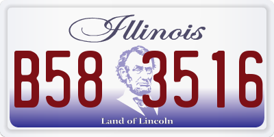 IL license plate B583516
