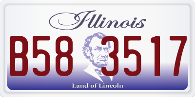 IL license plate B583517