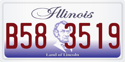 IL license plate B583519