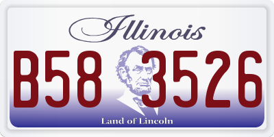 IL license plate B583526