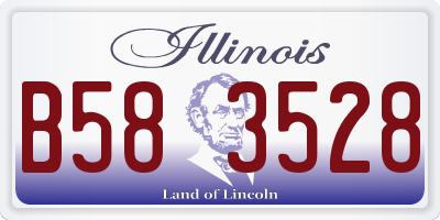 IL license plate B583528
