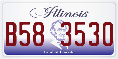 IL license plate B583530