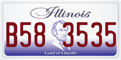 IL license plate B583535