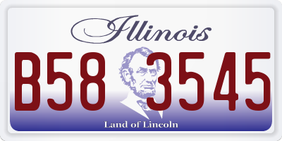 IL license plate B583545