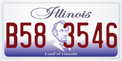 IL license plate B583546