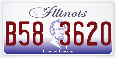 IL license plate B583620
