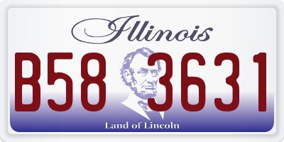IL license plate B583631