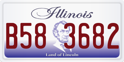 IL license plate B583682