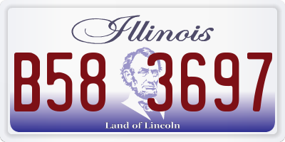 IL license plate B583697