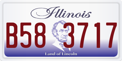 IL license plate B583717