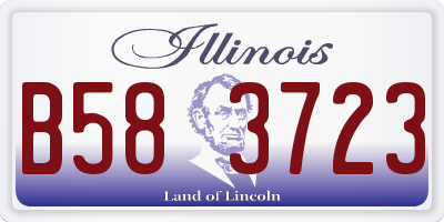 IL license plate B583723