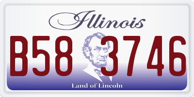 IL license plate B583746