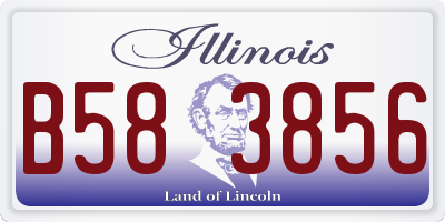 IL license plate B583856