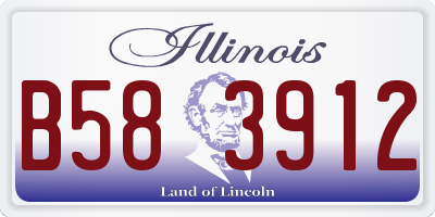 IL license plate B583912