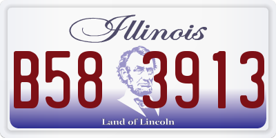 IL license plate B583913