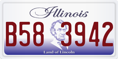 IL license plate B583942