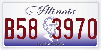 IL license plate B583970