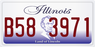 IL license plate B583971
