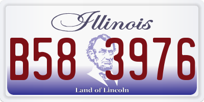 IL license plate B583976