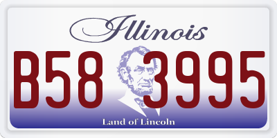 IL license plate B583995