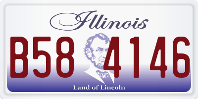 IL license plate B584146