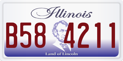 IL license plate B584211