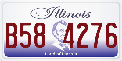 IL license plate B584276