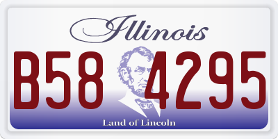 IL license plate B584295