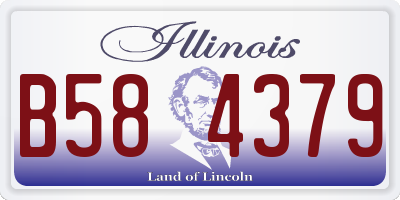 IL license plate B584379