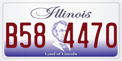 IL license plate B584470