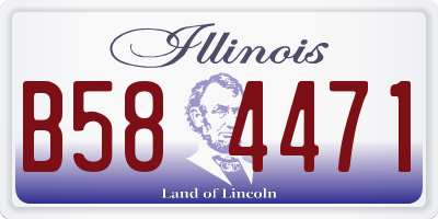 IL license plate B584471