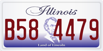 IL license plate B584479