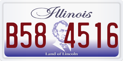 IL license plate B584516