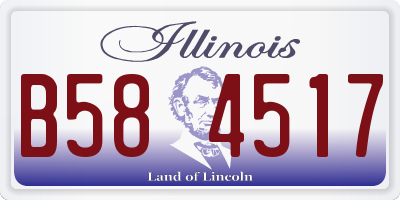 IL license plate B584517