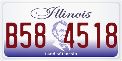 IL license plate B584518