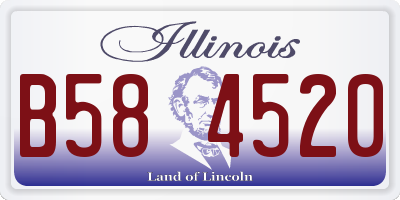 IL license plate B584520