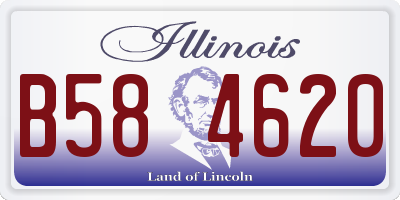 IL license plate B584620