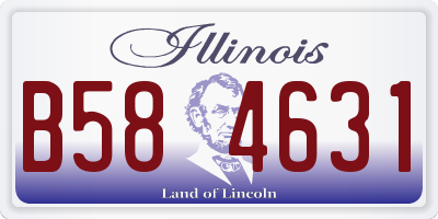 IL license plate B584631