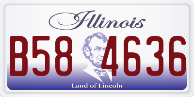 IL license plate B584636