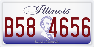 IL license plate B584656