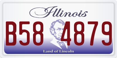 IL license plate B584879