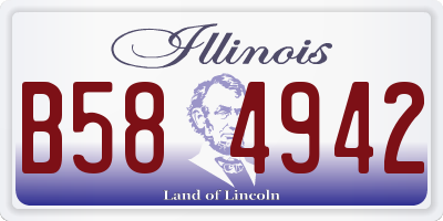 IL license plate B584942