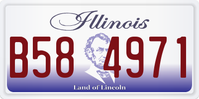 IL license plate B584971