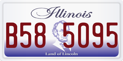 IL license plate B585095